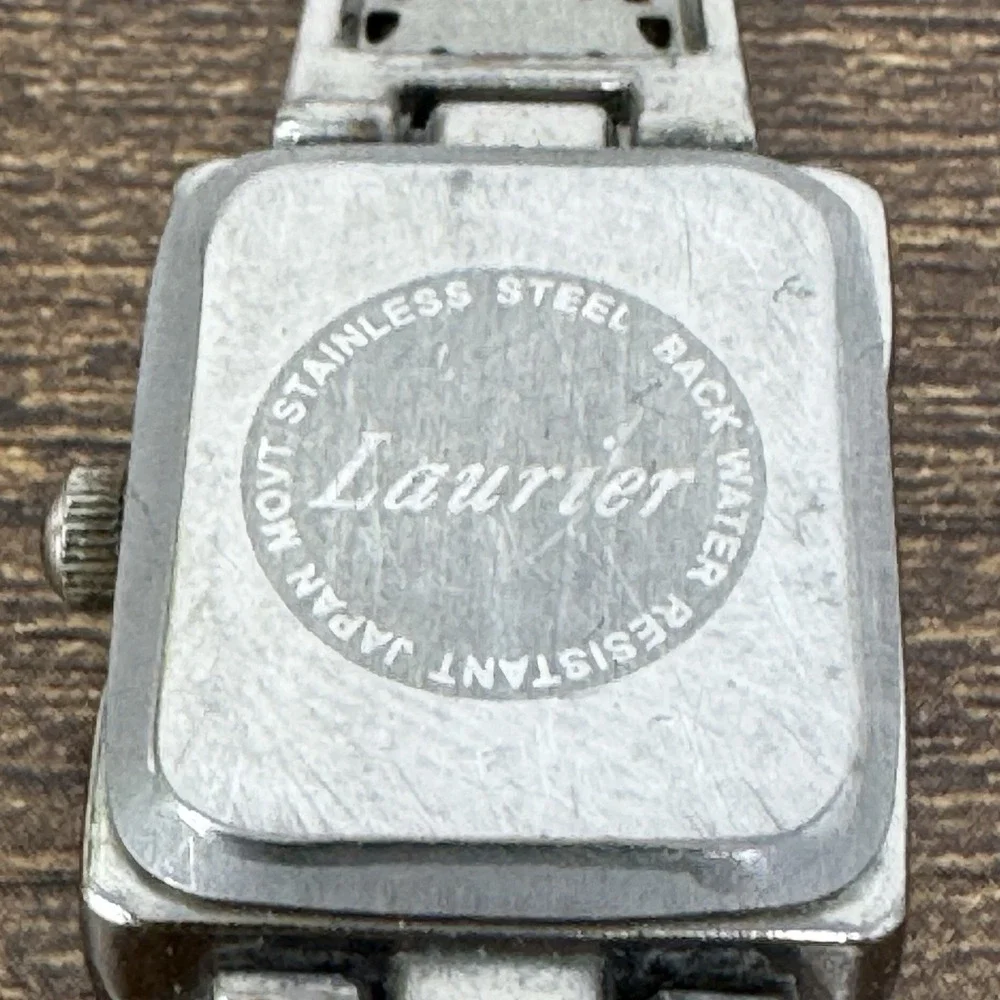 Laurier Women's Watch 19mm Gold &Silver Tone Tank Running New Battery Fashion